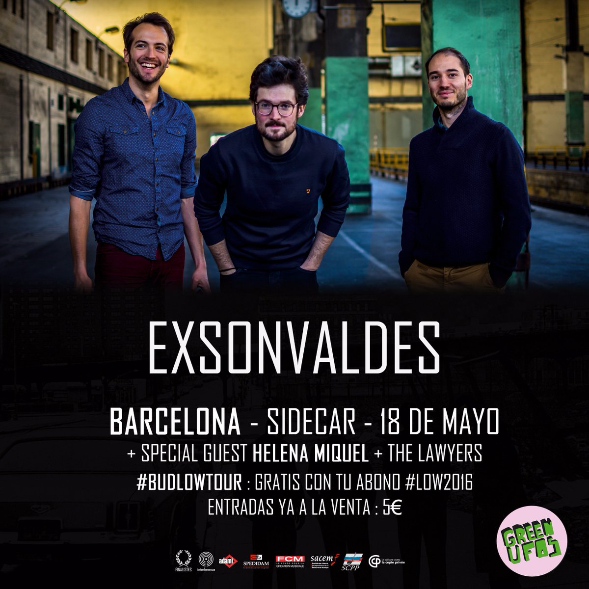 Barcelona! 2 weeks left before our show at @SIDECARbcn + special guest #HelenaMiquel + @LawyersBand 
Who's coming?