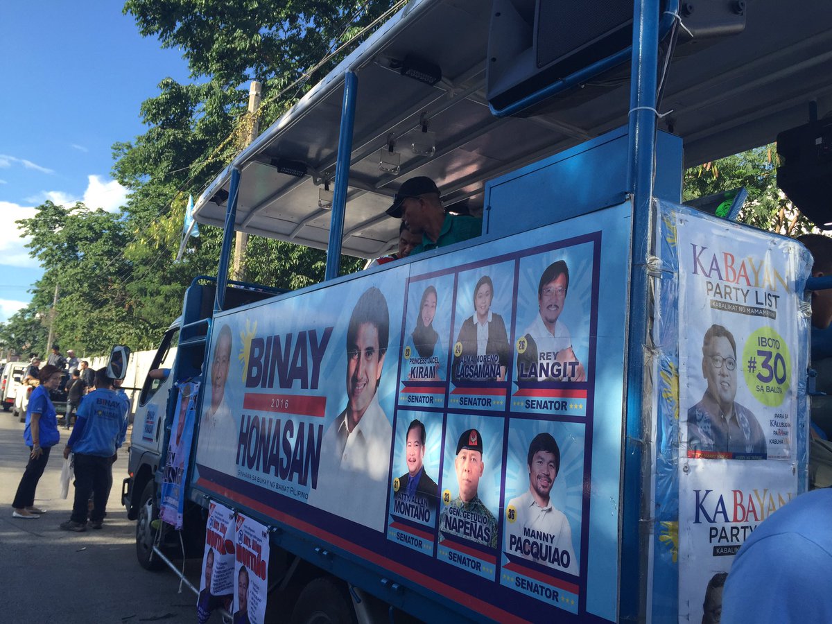 phvote's tweet photo. VP Binay set to hold a rally and motorcade around Cavite this afternoon. #PHVote https://t.co/Ad2DfbaYp3 | via @maracepeda