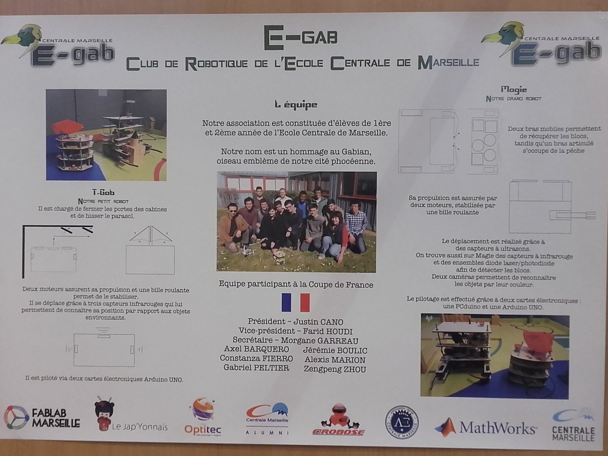EGabECM's tweet photo. Merci à nos partenaires (2/2) @aeecm @JapYonnais @CentraleMars #CDRECM #cdr2016 https://t.co/ogp4juiKEr