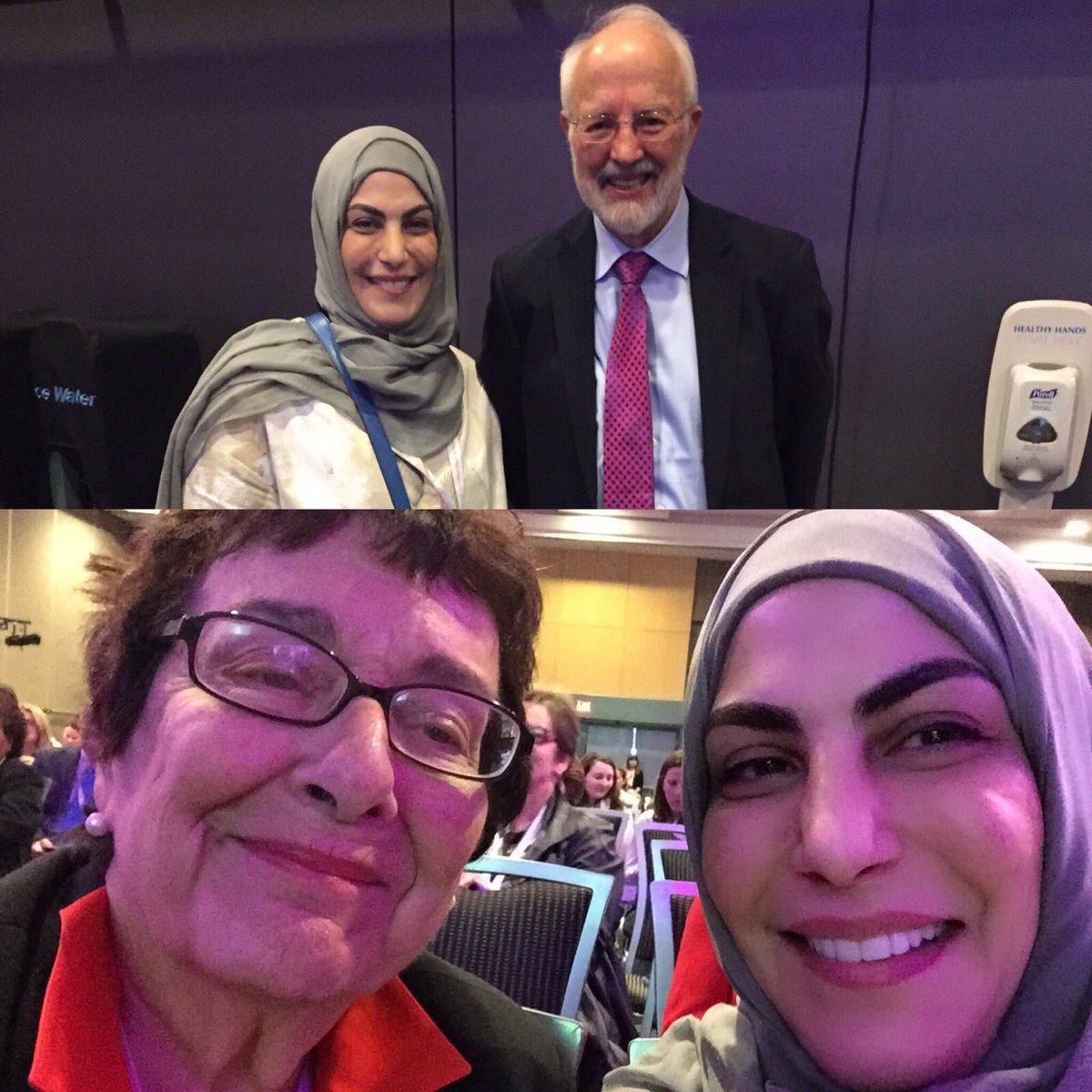 Dalal_Alkazemi's tweet photo. #ICOHigh Meeting distinguished professors of #Nutrition Dr.Barry M. Popkin and Dr. Judith S. Stern ❤️ #ICO2016 https://t.co/w33x5k3XhV