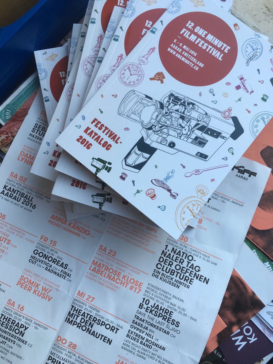 Go and get a festival catalogue in Aarau!:)