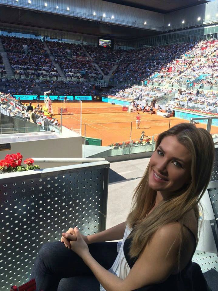 MissWorldLtd's tweet photo. Mireia was special guest at the @MutuaMadridOpen yesterday! https://t.co/aRohvp0epv