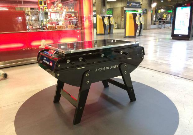 ConnectGares's tweet photo. BABY-FOOT EN GARE - 35 gares sont désormais équipées de baby-foot connectés et ça continue ! #DestinationEuro https://t.co/PaNkqPoyJl