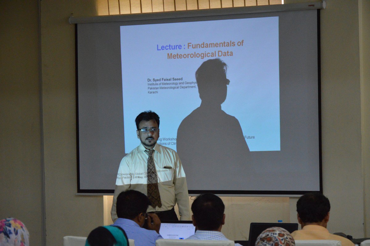 pmdgov's tweet photo. @WmoNews @WMO #climatechange #ClimateAction #Downscaling #workshop #GCM #futureprojection #pakistan @UNFCCC https://t.co/3eMYLoh7E1