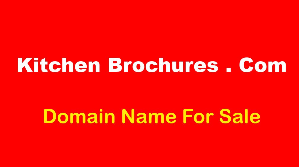 youtu.be/wkTeLwhHGMI - Kitchen Brochures .Com - Domain name for sale o/o £10,000.   #kitchenbrochures
