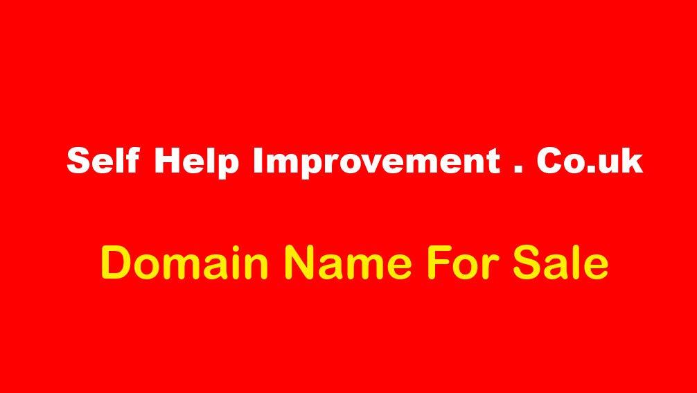 youtu.be/hL4DVVyT21E - Self Help Imrovement .co.uk - Domain name for sale o/o £5,000. #selfhelpimprovement
