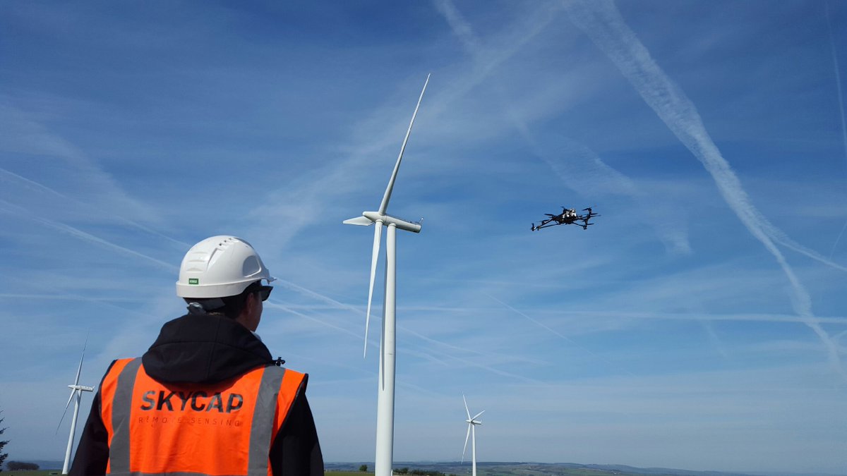 Final day on massive wind farm UAV aerial mapping survey in Wales <a href="/Geoterra_Mark/">Mark Hudson</a> <a href="/SkycapUAS/">Skycap</a> #uav  #surveyexperts