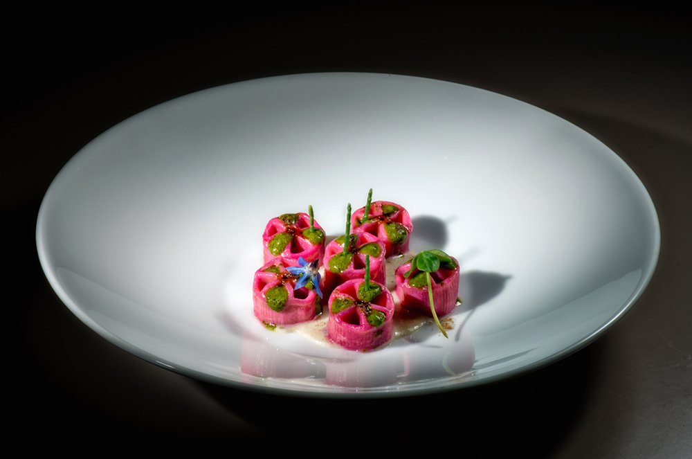 #picoftheday #NicolaPortinari | foto <a href="/GabrioTomelleri/">gabrio tomelleri</a> | Ruote al succo di cipollotti <a href="/PecaLa/">Ristorante La Peca</a> goo.gl/wJfDvp