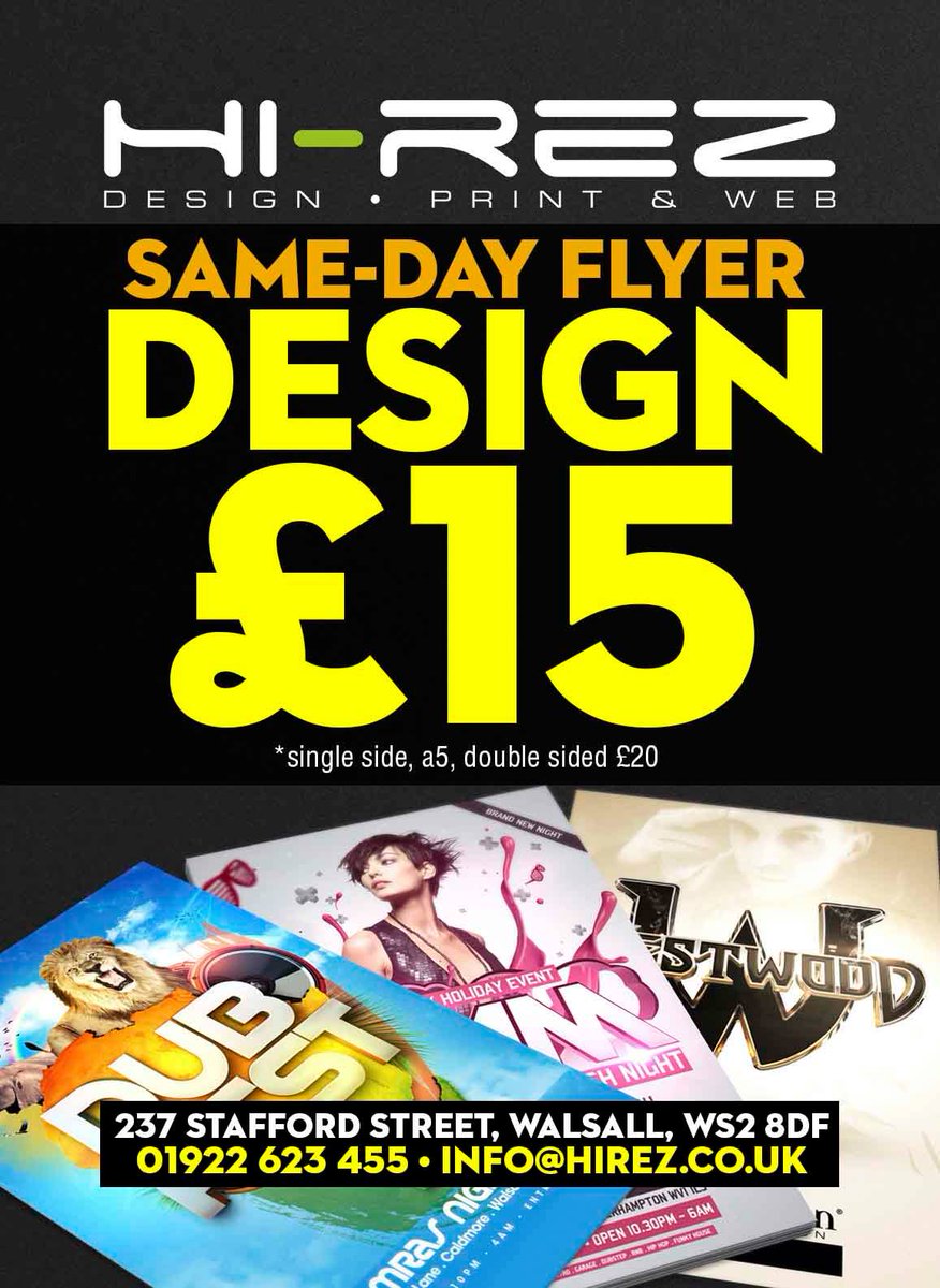 Hirez_ltd's tweet image. Have your event flyer / promotion designed professionally today... #impact #designtobeseen #design #firstimpression