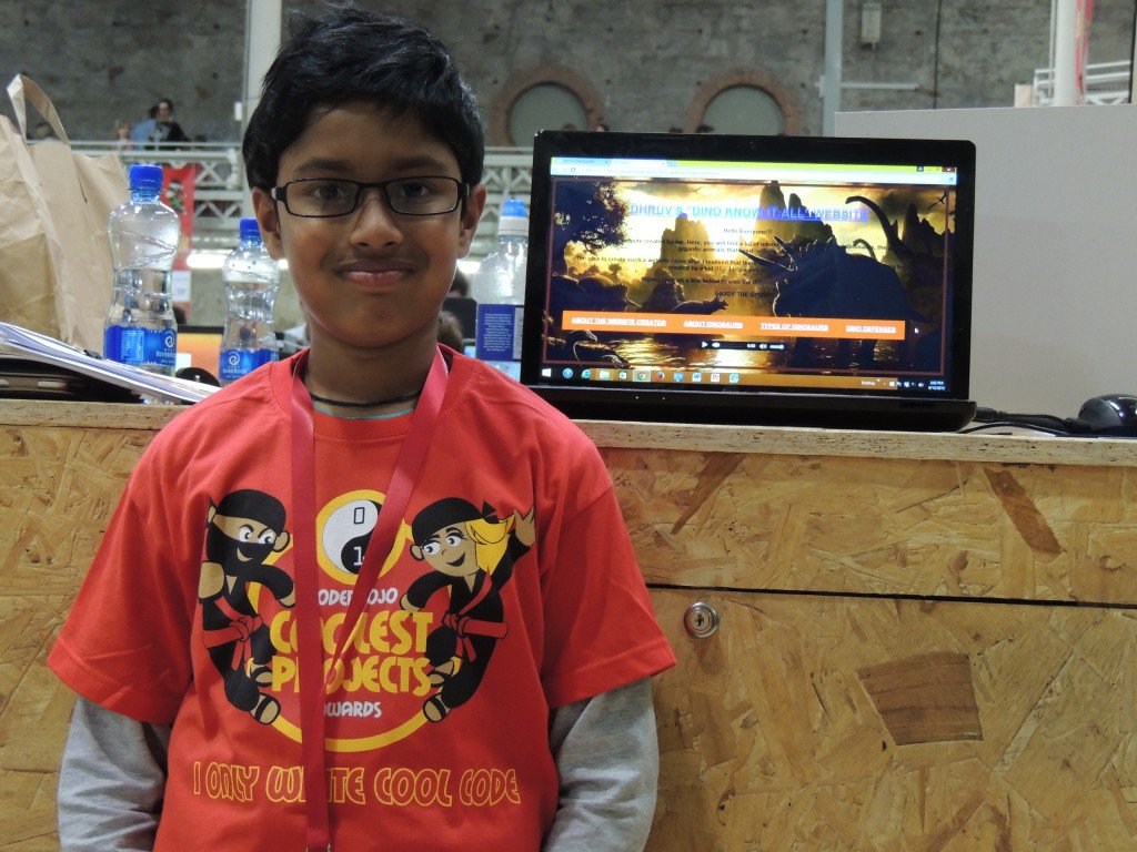 CoolestProjects's tweet image. Meet Dhruv, Ninja & #CoolestProjects Veteran. See what he thinks about @CoderDojo & coding: ow.ly/4nmWUW