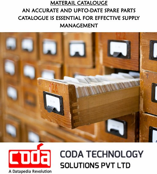 CodaSolTech's tweet photo. Maintain your Material catalouge &amp; Bill of materials updated !!
#Codasol #Catalouging #BOI https://t.co/sZphtmRTNd