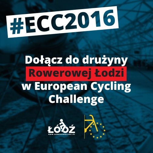 FundacjaFenomen's tweet photo. #ecc2016eu Dołączajcie do drużyny @Miasto_Lodz i wbierajcie subdrużyn @RowerowaLodz https://t.co/yWsum1tK7L