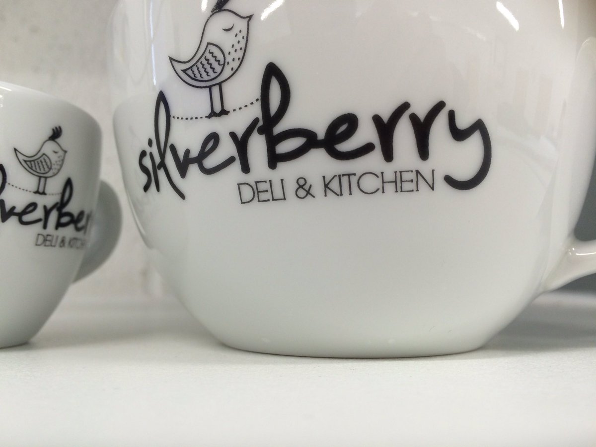 <a href="/silverberrydeli/">Silverberry</a> we love this cute logo on your#porcelite cups. Chirp Chirp