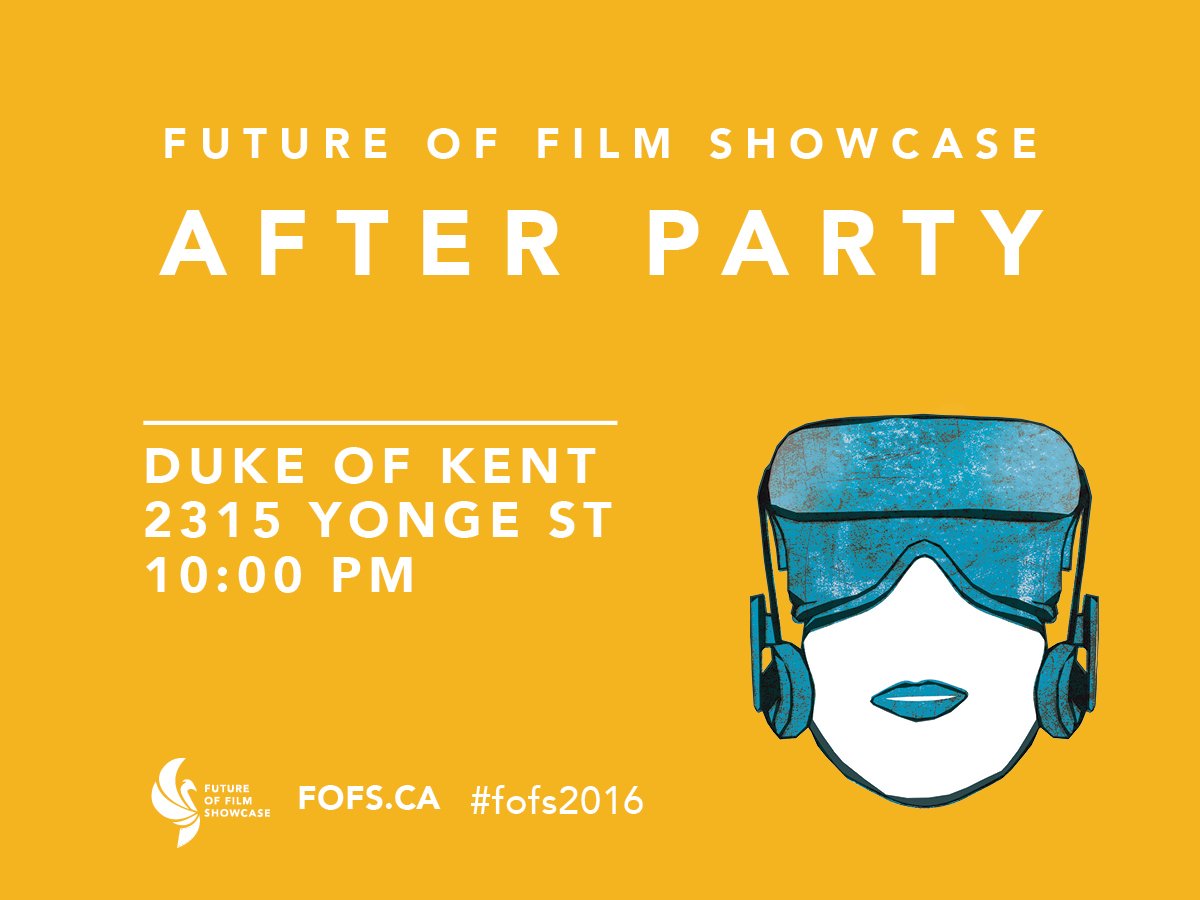 FutureFilmShow's tweet photo. ANNOUNCEMENT: Join us after the screenings tonight at the FOFS afterparty! #FOFS2016 #indiefilm #cdnfilm #toronto https://t.co/bAAQ1HaXaM