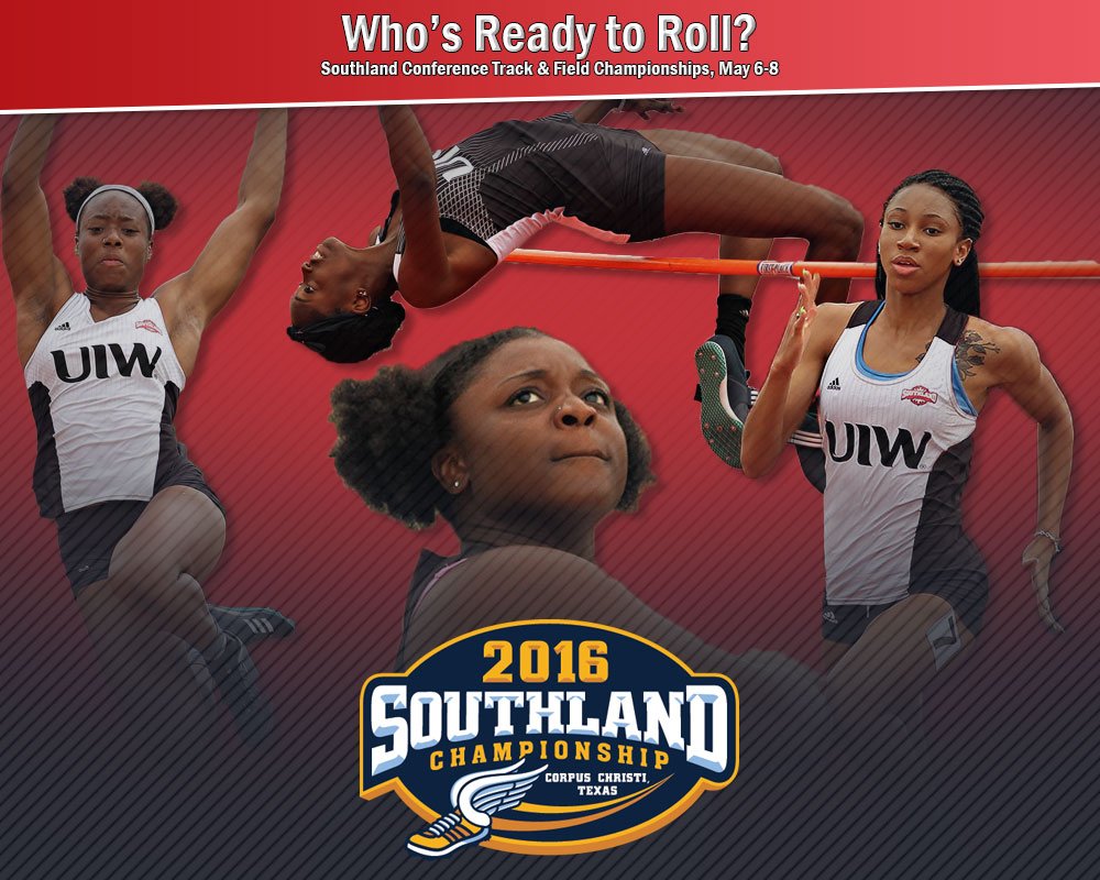 UIWAthletics's tweet photo. Are you ready for the @SouthlandSports Track &amp; Field Championships this weekend in Corpus Christ? @UIWTrackXC https://t.co/HRXiu7tKuz