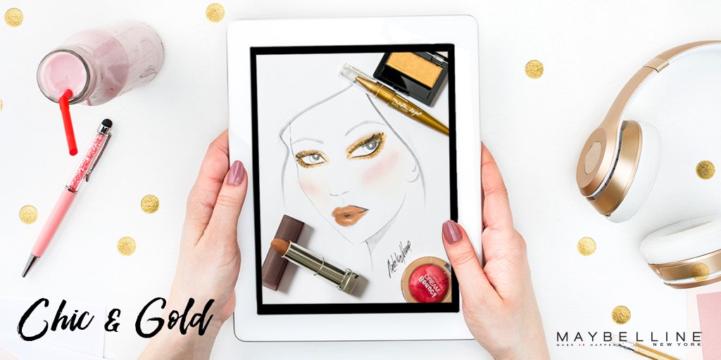 MaybellineChile's tweet photo. ยกAรฑade a tu look una mirada en tonos dorados! Inspรญrate con #MasterKajal, #ExpertWear y #ColorSensational https://t.co/CElp5ApMbK