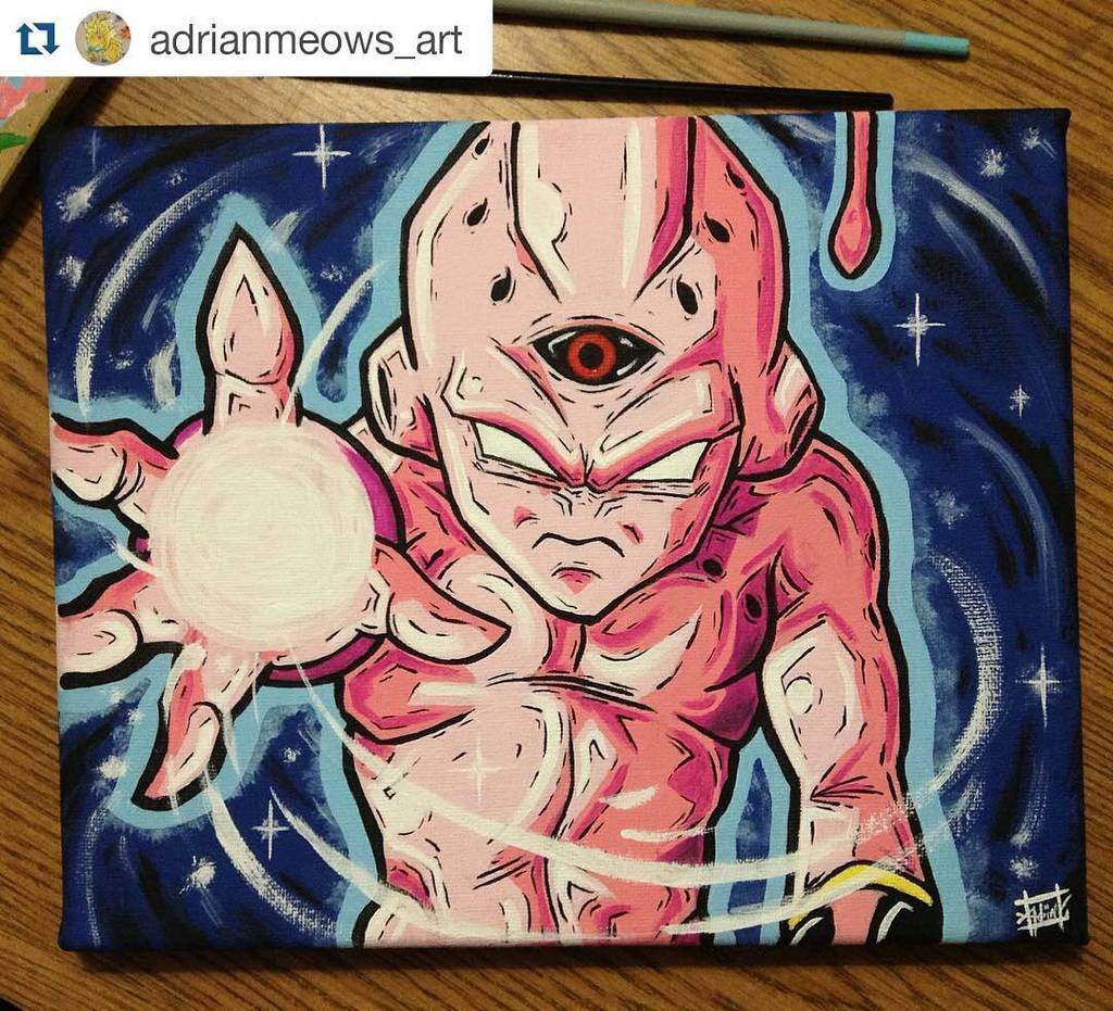 How to Draw Majin Buu  Dragon Ball Z 