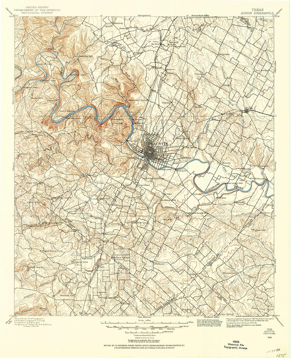 USGSTNM's tweet photo. Lone Star Quads Featured: East Austin #maps spanning 120 years. https://t.co/fzjXlV0myT #USGS #Texas #USTopo https://t.co/VSHHY809uR