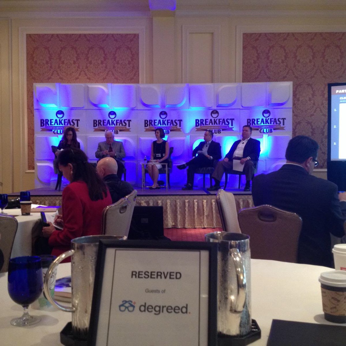 degreed's tweet image. At #CLOBC Dallas, the entire panel agrees &quot;we are moving to a world of &apos;always-on&apos; learning&quot;