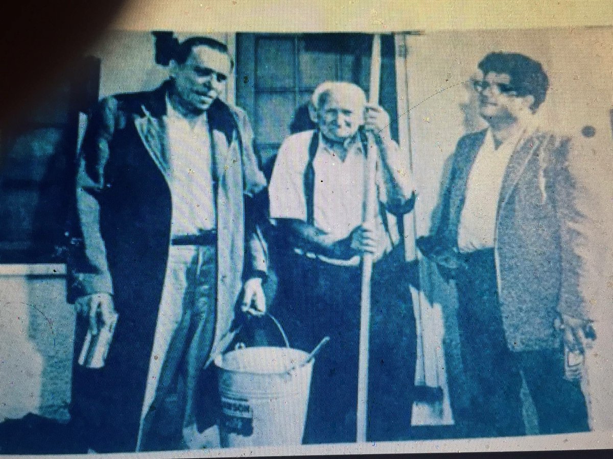 #Bukowski, 85 year old window washer and 
Neeli Cherkovski. 1971