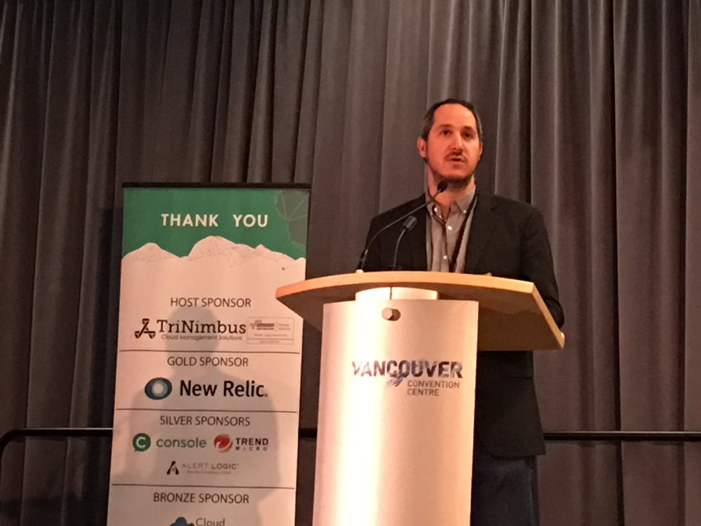 islocke's tweet image. #devopscloudsummit Vancouver is underway. @3Nimbus CEO opening remarks.