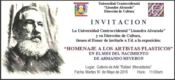 El próximo 10 de mayo daremos apertura a una exposición para celebrar el Día Nacional del Artista Plástico