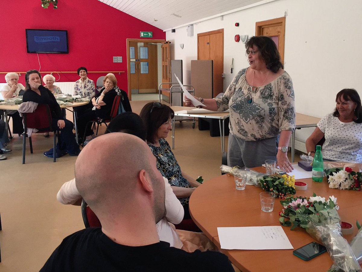 NorthLDNCares's tweet image. 'At last summer's here and at the @PeelInstitute we're full of good cheer!' - Gwen's a poet and she didn't know it!