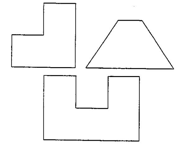 cafedepruner's tweet photo. #dailymathtask How can you divide each shape into 4 congruent shapes? #thinkingclassroom #MTBoS https://t.co/FNDMOQPWUE
