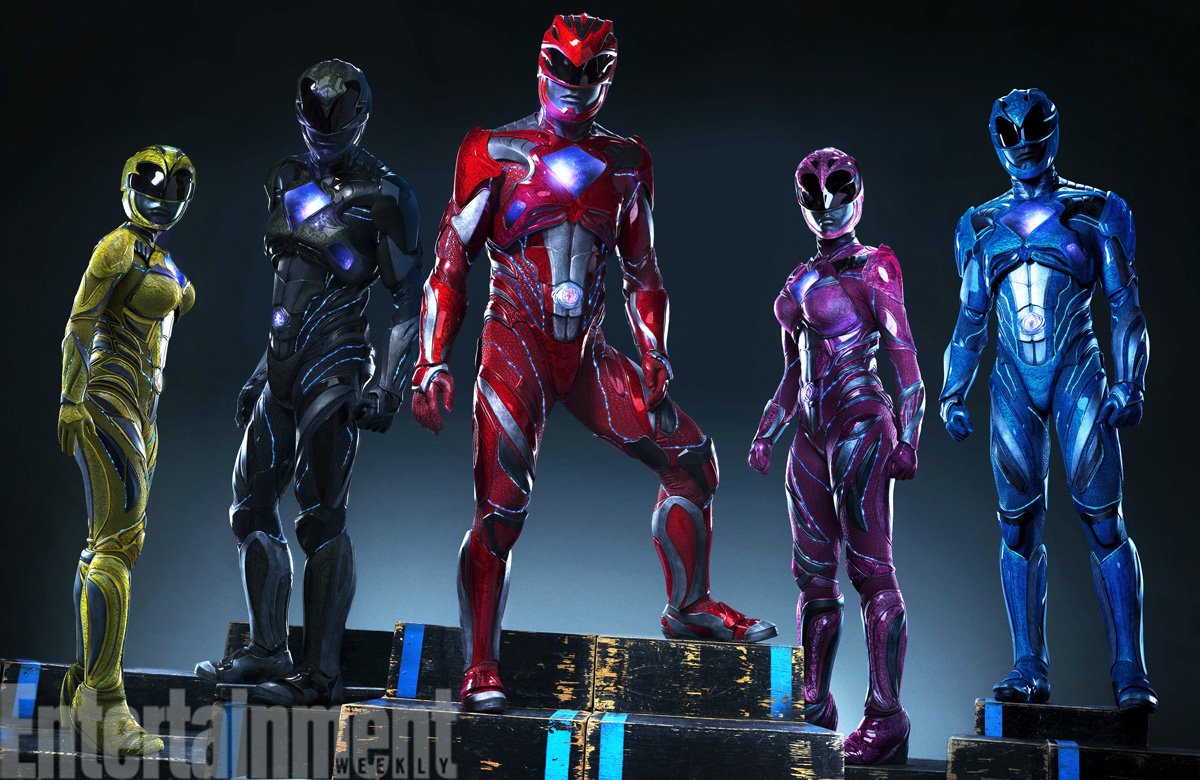 looper's tweet photo. Here's a first look at the new Power Rangers in the upcoming movie! https://t.co/gZlG0y1OGW