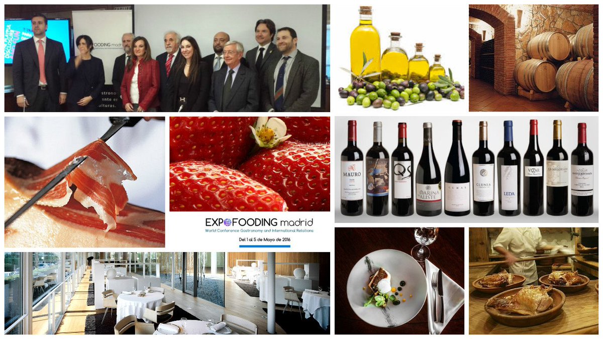 ConsuladoEspMel's tweet photo. Hoy termina @Expofooding1 #Madrid, Iº Congreso Mundial de #Gastronomía y Relaciones Internacionales. No lo pierdas! https://t.co/RPdVhiWHeq
