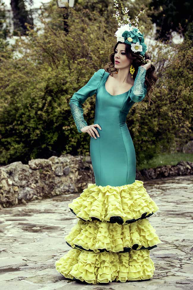 wappissima's tweet image. MODA FLAMENCA | 'Herbario de sueños', la colección flamenca de Cristina Granero ow.ly/4nrFDK