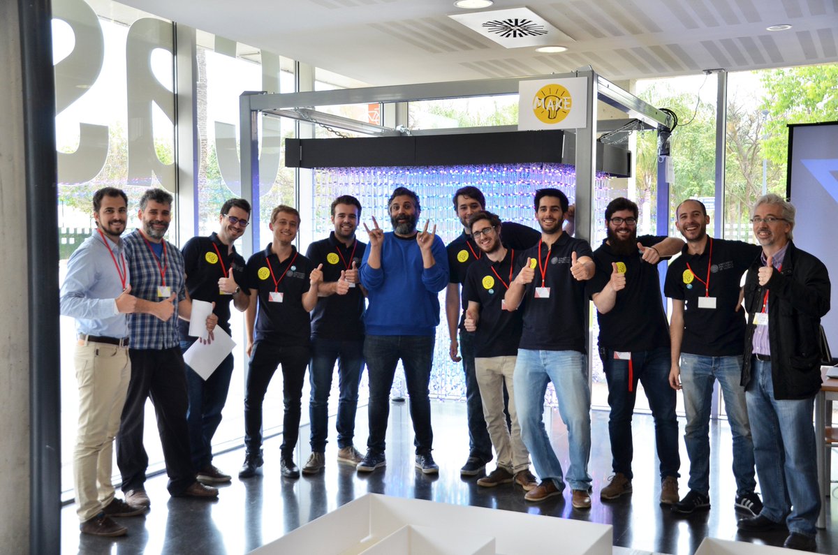 UPV's tweet image. El cofundador de Arduino, @dcuartielles, está en la @UPV con motivo del @ORChallengeUPV orchallenge.es