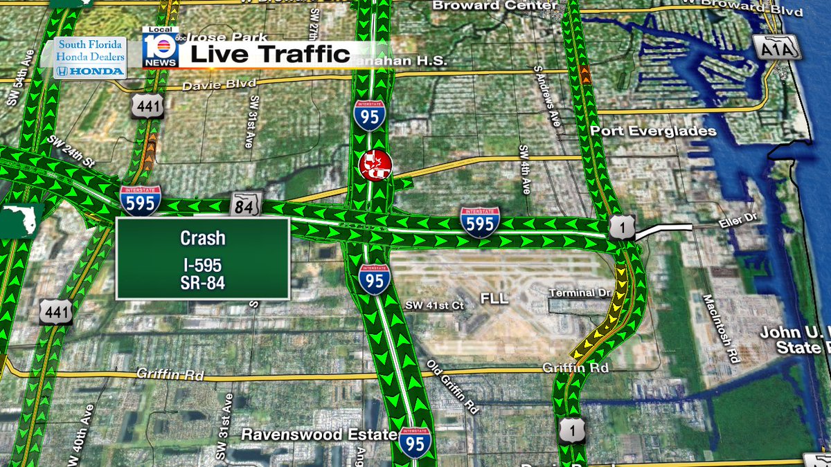 Crash on I-595 WB and SR-84 #TRAFFIC https://t.co/g21N7RFvd8