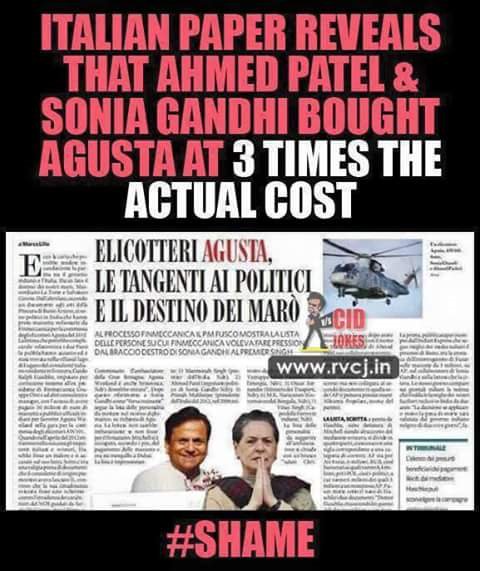 AbhayRishi28's tweet photo. #AgustaScam #UPAChopperScam #AgustaWestland Irony of the century: And still Cong puts up a brave front! @Swamy39 https://t.co/nTfziCgZ2u