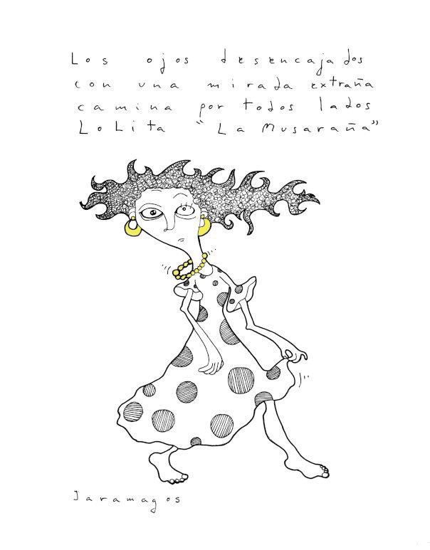 jaramagosD's tweet photo. Los ojos desencajados / con una mirada extraña / camina por todos lados / Lolita "la Musaraña"  by #jaramagos https://t.co/KXxCmRuuDA