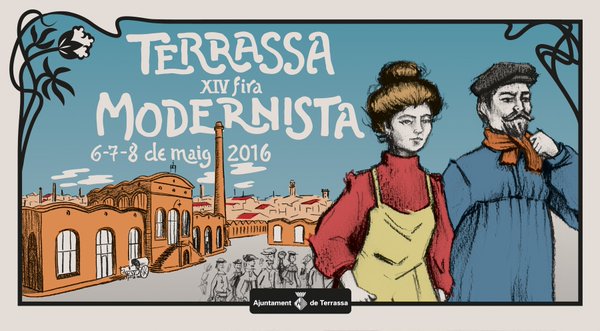 Viatjar a 1900 és possible a la #firamodernistatrs! 6, 7 i 8 de maig: firamodernista.cat via <a href="/visitaterrassa/">Terrassa Turisme</a>
