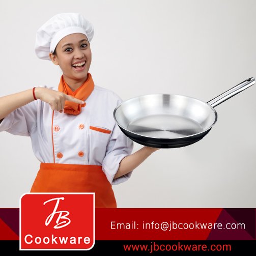 JBCookware's tweet photo. #JBCookware beautiful shaped #frypan is #Durable, scratch-resistance &amp; has non-reactive #cooking surface. https://t.co/5uij2Ny2BL