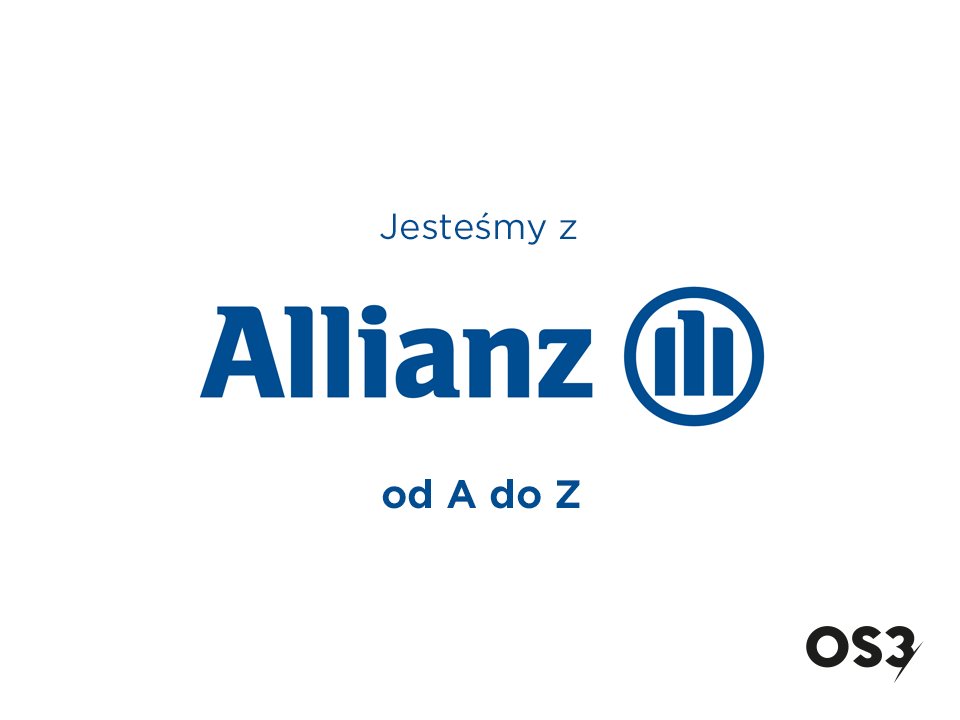OS3_agency's tweet photo. Jesteśmy z Allianz Polska od A do Z! 
https://t.co/9mmHcJ1olJ https://t.co/jVduswoGtR