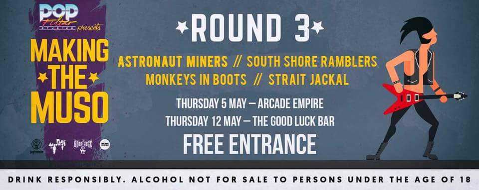 <a href="/ArcadeEmpire/">Arcade Empire</a> tonight with our friends @MonkeysInBoots The South Shore Ramblers and The Astronaut Miners #party