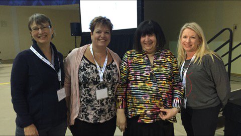 myclassalton's tweet photo. Math groupies from Alton P.S. hanging with Marian Small https://t.co/t65WhNeHXG