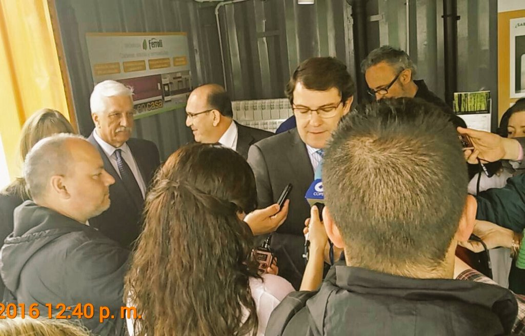 Estamos contentos de acogida entre los medios de comunicación de la inauguración de @biomasaencasa en #Salamanca :))