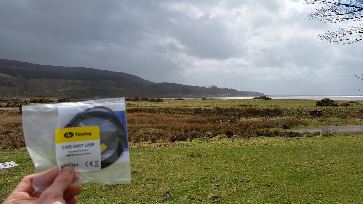 Thanks <a href="/tinytag/">tinytag</a> for posting us a desperately needed cable for our project on the North West Coast of Scotland.
