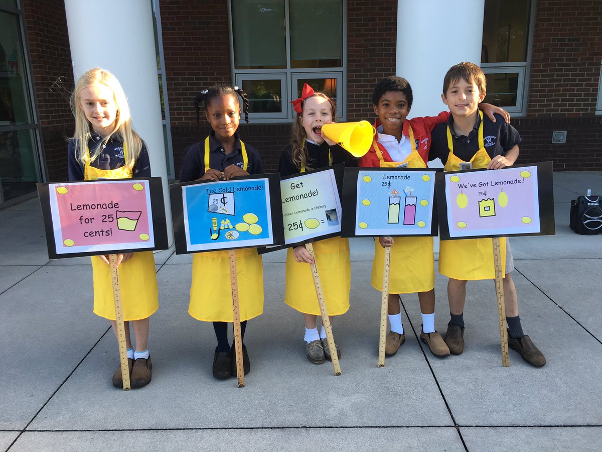 LaneNPyke's tweet photo. Lemonade stand today! 25 cents a cup! Proceeds to Animal Aid Rescue! #waprimary #walearns https://t.co/Tk8HhRvuVT