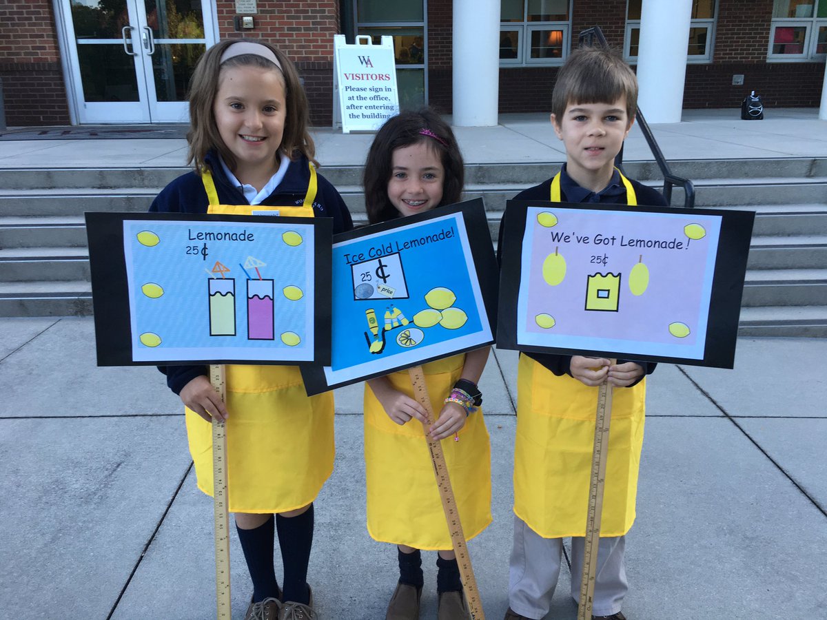 LaneNPyke's tweet photo. Lemonade stand today! 25 cents a cup! Proceeds to Animal Aid Rescue! #waprimary #walearns https://t.co/Tk8HhRvuVT