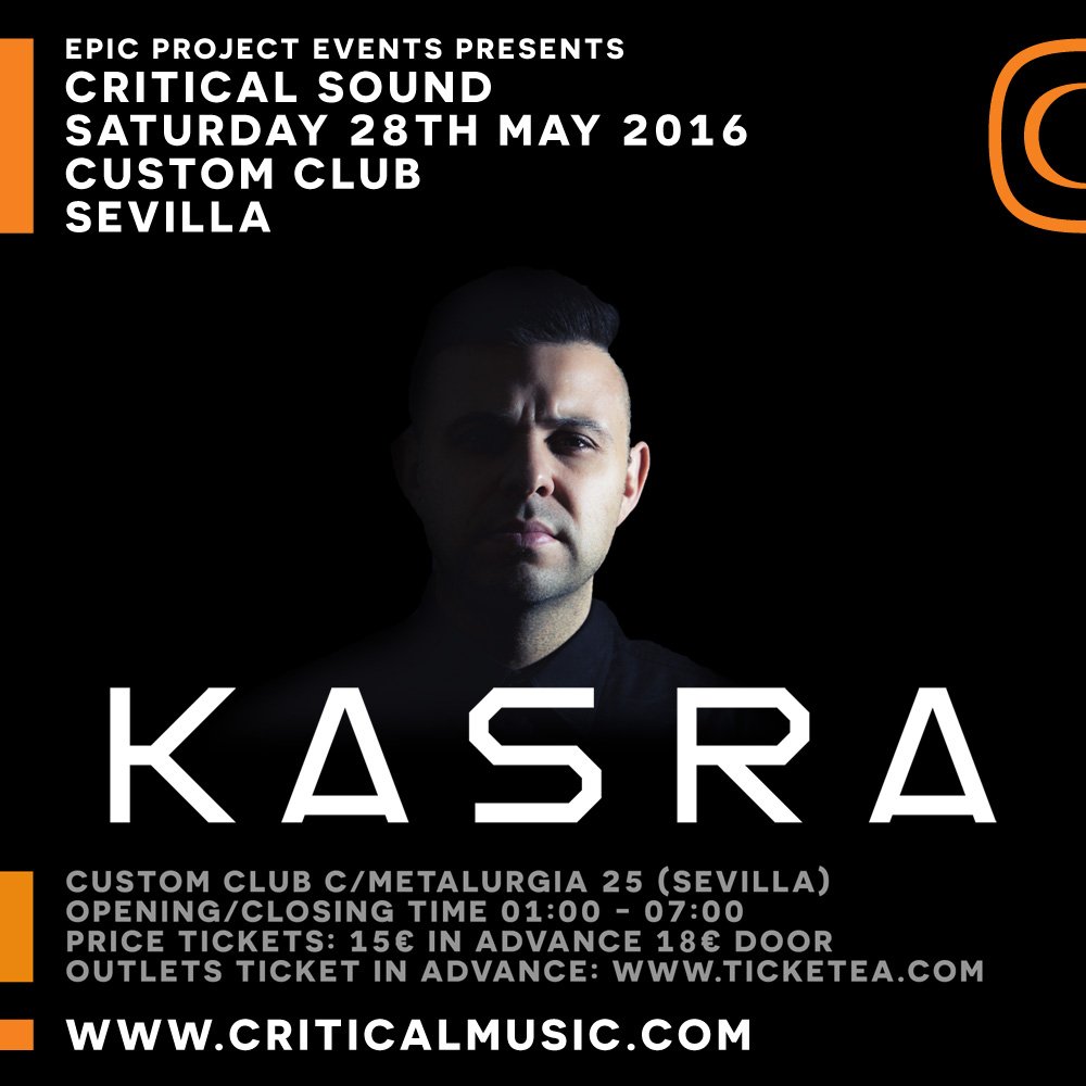 Eprojectevents's tweet photo. Ahora es turno del grandísimo ¡Kasra! https://t.co/WDCbcDecif  #EpicProjectEvents #CriticalMusic #MalagaParty https://t.co/HM9cfiKbQz