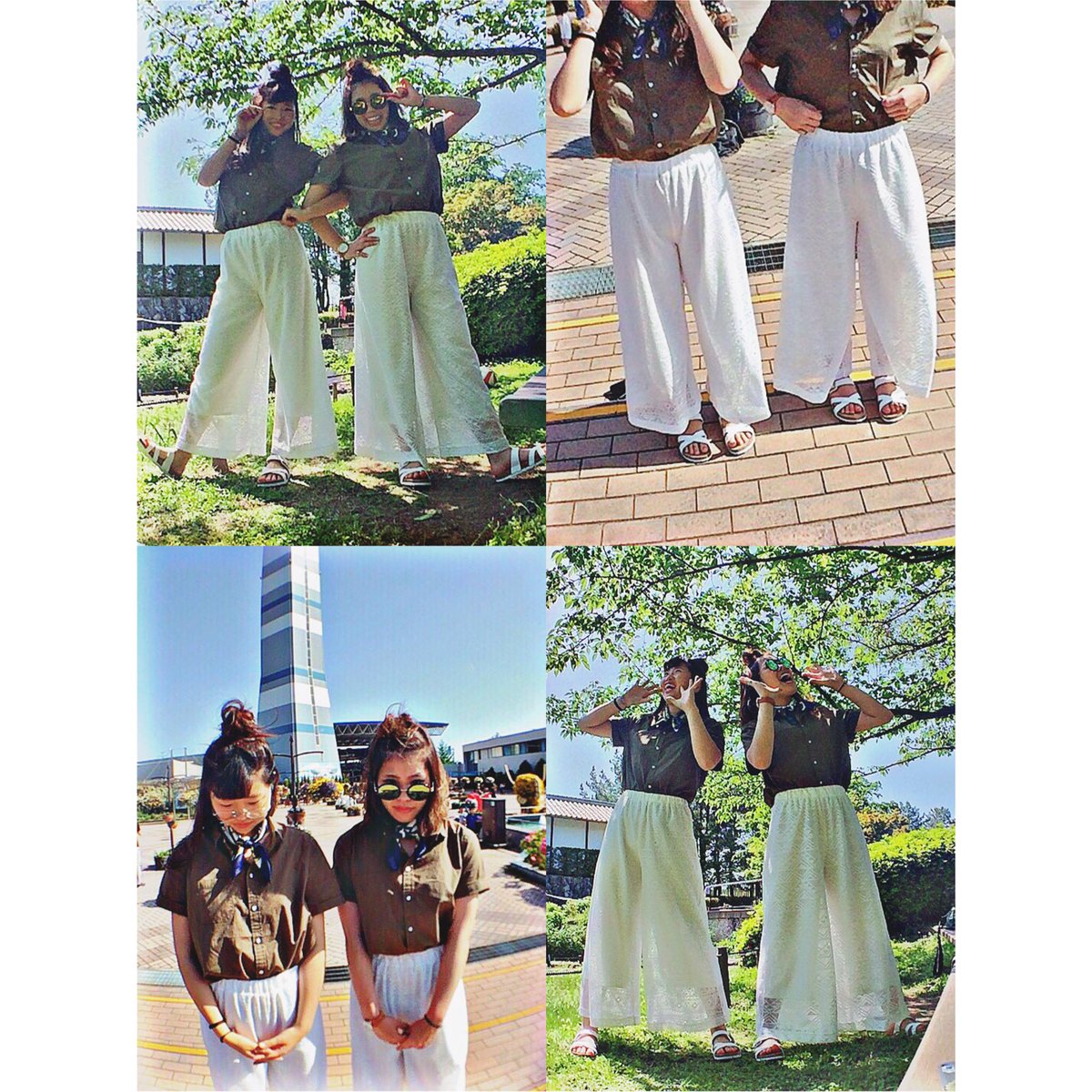 ___3_nyr's tweet image. 🎏 5/5 こどもの日 🇯🇵

.
なつみと木曽三川公園 !!

頭から足元まで揃えて
#twinscode したたた♡♡

暑いくらい良い天気で
たくさん写真撮って楽しかった😚💭