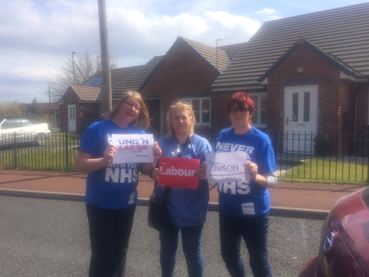 UNISON Northern Labour Link (@labour_link) on Twitter photo A message from NHS workers on the <a href="/DoorstepLabour/">#LabourDoorstep</a> today #NeverTrustATory with your NHS <a href="/SadiqKhan/">Sadiq Khan</a> for Mayor ❤️✔️ A message from NHS workers on the <a href="/DoorstepLabour/">#LabourDoorstep</a> today #NeverTrustATory with your NHS <a href="/SadiqKhan/">Sadiq Khan</a> for Mayor ❤️✔️
