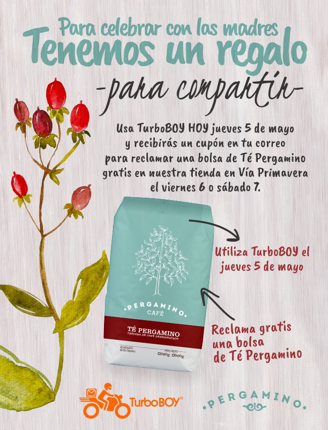 CatalinaGu's tweet photo. Que el #DíaDeLaMadre sea otro motivo para #YoComproStartup con @TurboBOYco y @PergaminoCafe #iNNpulsaDigital https://t.co/S4QU5MzqiC