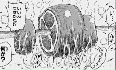 食テロ 水分キング たまに動く No Twitter 漫画 トリコ にて ガララワニの肉