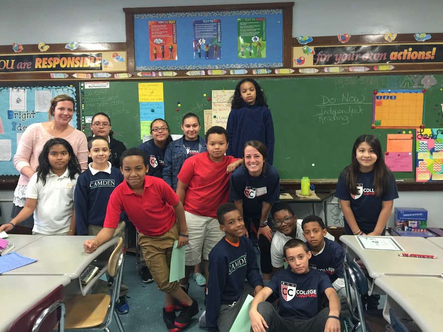 Sharpmidschool's tweet photo. Great visit with our #Collegechamp Lauren on Tuesday. Awesome conversation about ways to #persevere! @HCSharpSchool https://t.co/9Od8zaIy83